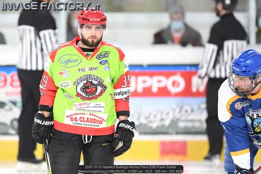2020-10-10 Valpellice Bulldogs-Hockey Pieve 0268 Paolo Gardiol
